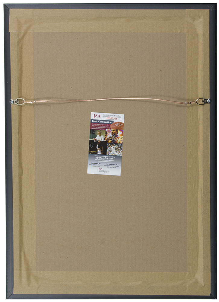 Greg Horn Signed "Thor vs Jaws" 17x25 Custom Framed Lithograph Display (JSA COA) at PristineAuction.com Greg Horn Signed "Thor vs Jaws" 17x25 Custom Framed Lithograph Display (JSA COA) at PristineAuction.com