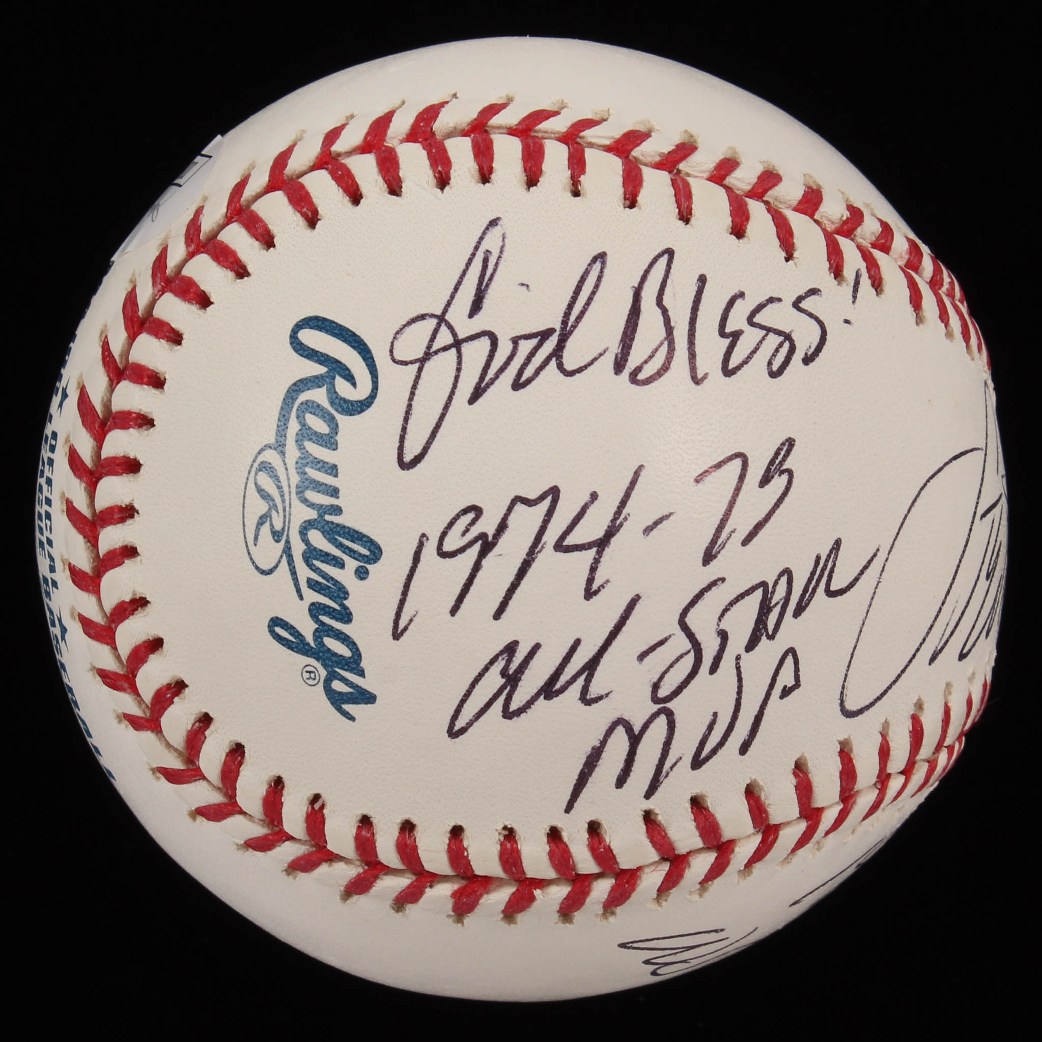Steve Garvey Signed OML Baseball Inscribed with (4) Inscriptions (JSA COA) at PristineAuction.com Steve Garvey Signed OML Baseball Inscribed with (4) Inscriptions (JSA COA) at PristineAuction.com