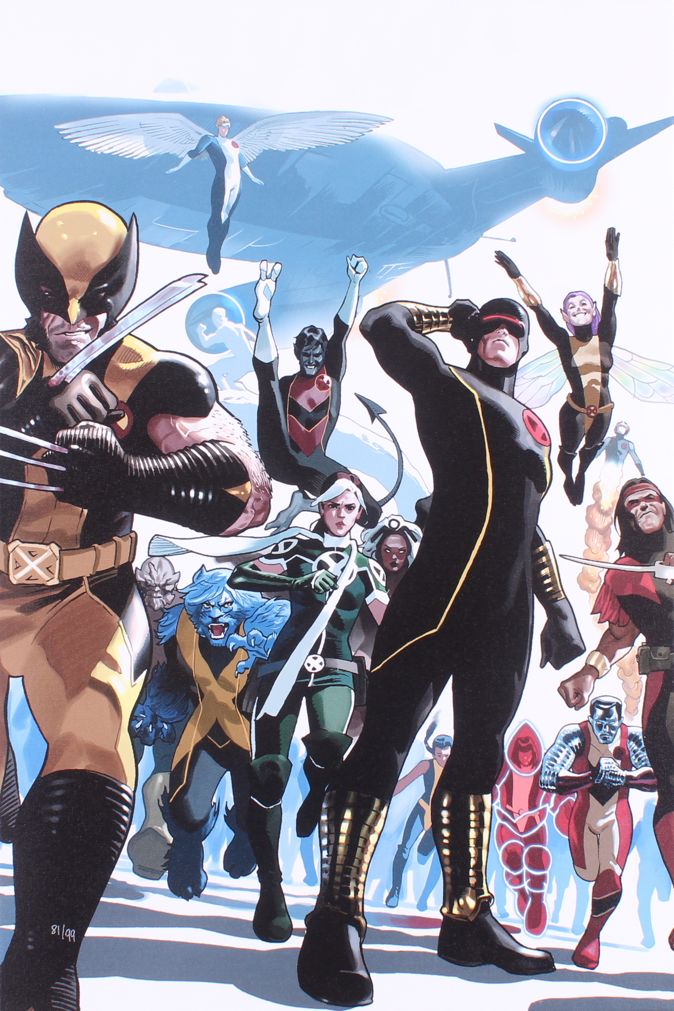 "X-Men Annual Legacy #1" Limited Edition 18x27 Giclee on Canvas by Daniel Acuna and Marvel Comics at PristineAuction.com "X-Men Annual Legacy #1" Limited Edition 18x27 Giclee on Canvas by Daniel Acuna and Marvel Comics at PristineAuction.com