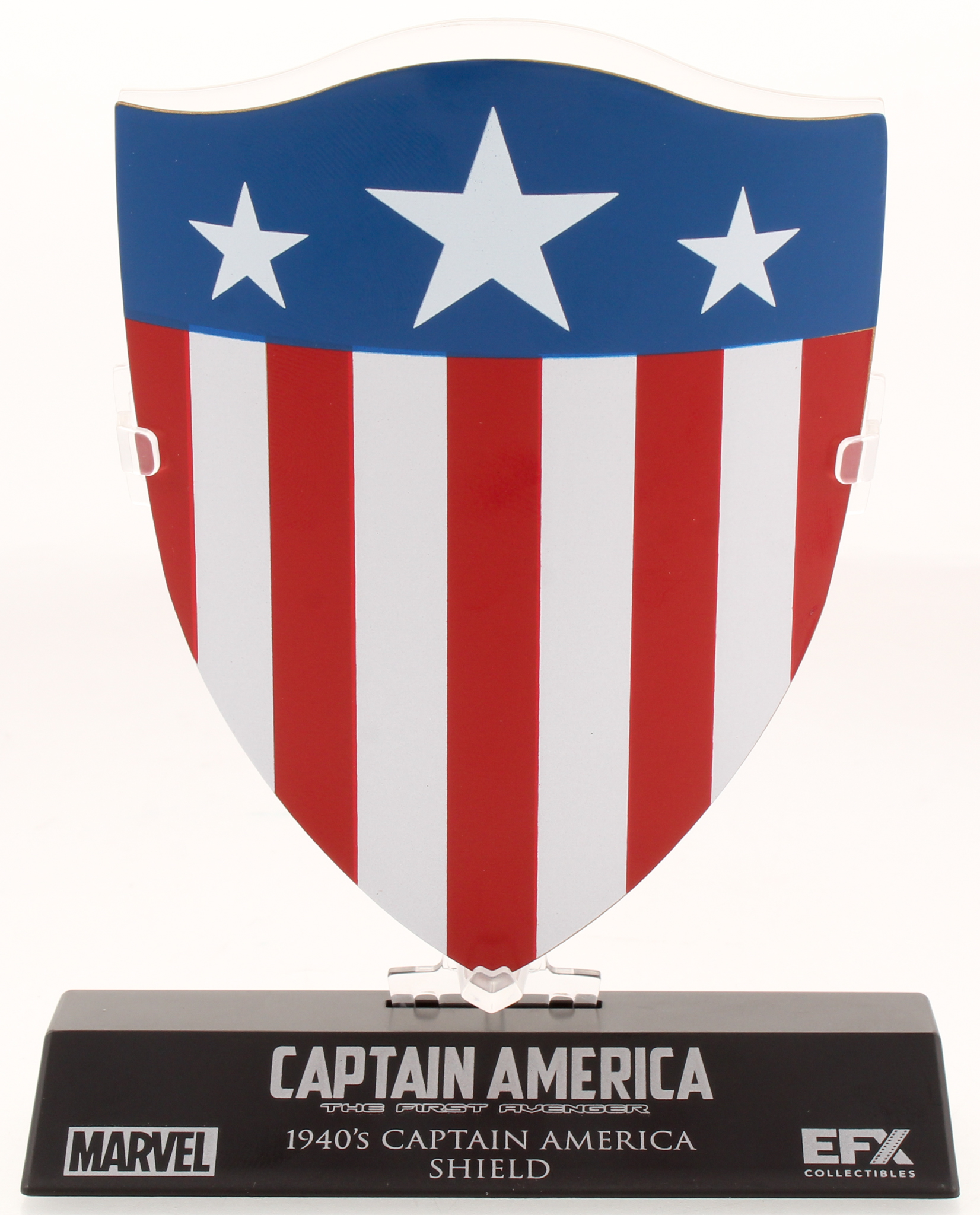 Captain America: The First Avenger Shield High Quality Metal Movie Prop Replica at PristineAuction.com Captain America: The First Avenger Shield High Quality Metal Movie Prop Replica at PristineAuction.com