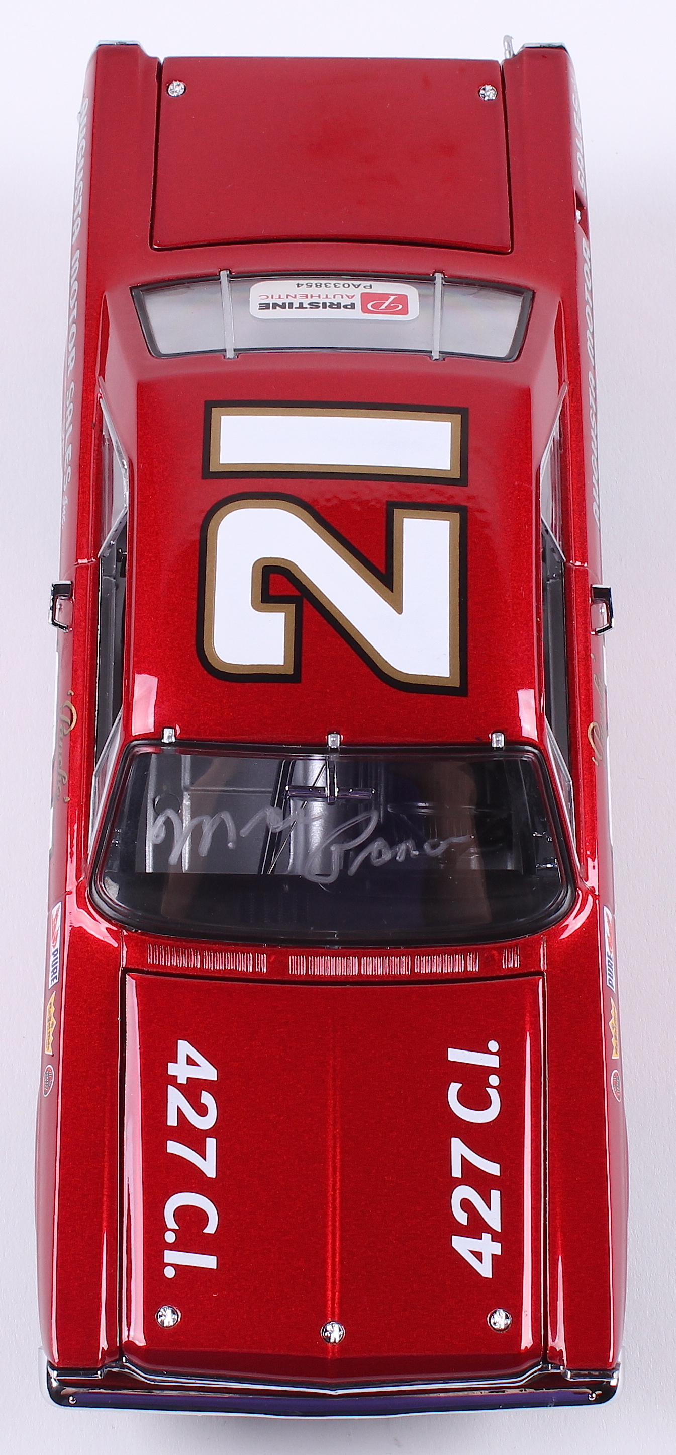 Marvin Panch Signed NASCAR #21 1965 Ford Galaxie 1:24 Premium Diecast Car (PA COA) at PristineAuction.com Marvin Panch Signed NASCAR #21 1965 Ford Galaxie 1:24 Premium Diecast Car (PA COA) at PristineAuction.com