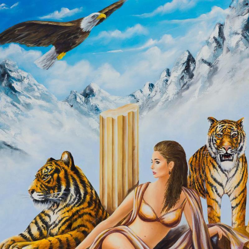 Eugene Poliarush Signed "Queen Erica" 30x24 Original Oil on Canvas at PristineAuction.com Eugene Poliarush Signed "Queen Erica" 30x24 Original Oil on Canvas at PristineAuction.com