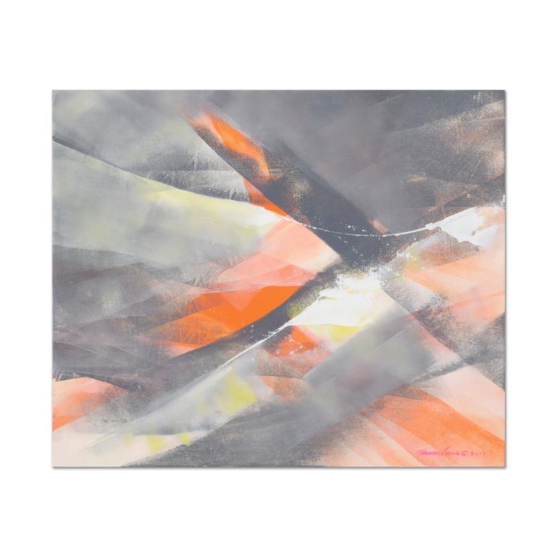 Thomas Leung Signed "Intersect" 23x19 Original Oil Painting on Canvas Board (PA) at PristineAuction.com Thomas Leung Signed "Intersect" 23x19 Original Oil Painting on Canvas Board (PA) at PristineAuction.com