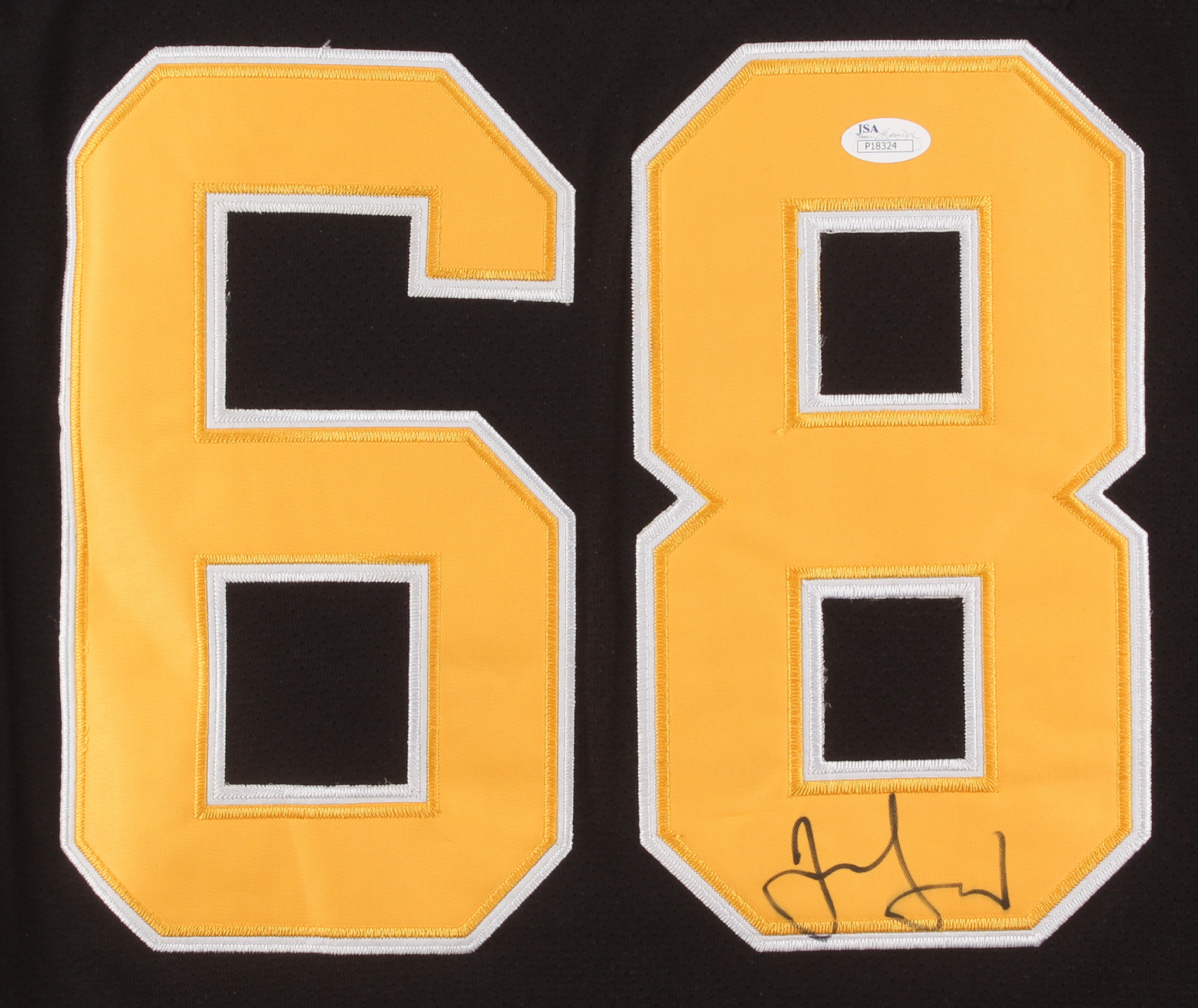 Jaromir Jagr Signed Pittsburgh Penguins Jersey (JSA COA) at PristineAuction.com Jaromir Jagr Signed Pittsburgh Penguins Jersey (JSA COA) at PristineAuction.com