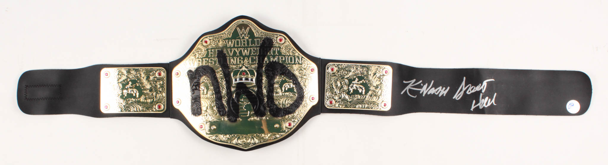 Scott Hall & Kevin Nash Signed WWE "NWO" Championship Belt (Pro Player Hologram) at PristineAuction.com Scott Hall & Kevin Nash Signed WWE "NWO" Championship Belt (Pro Player Hologram) at PristineAuction.com