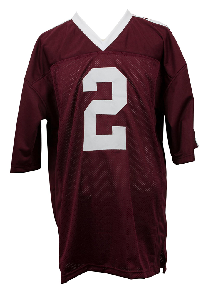 Johnny Manziel Signed Texas A&M Aggies Jersey Inscribed "'12 Heisman" & "Johnny Football" (JSA COA) at PristineAuction.com Johnny Manziel Signed Texas A&M Aggies Jersey Inscribed "'12 Heisman" & "Johnny Football" (JSA COA) at PristineAuction.com