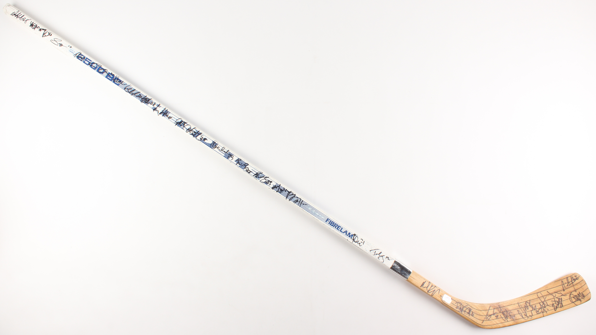 2005-2006 Boston Bruins Team-Signed (28) Full-Size Hockey Stick with Patrice Bergeron, Sergei Samsonov, Brad Boyes, Glenn Murray (JSA LOA) at PristineAuction.com 2005-2006 Boston Bruins Team-Signed (28) Full-Size Hockey Stick with Patrice Bergeron, Sergei Samsonov, Brad Boyes, Glenn Murray (JSA LOA) at PristineAuction.com