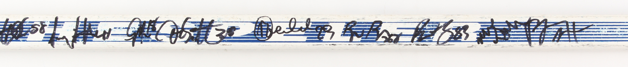 2005-2006 Boston Bruins Team-Signed (28) Full-Size Hockey Stick with Patrice Bergeron, Sergei Samsonov, Brad Boyes, Glenn Murray (JSA LOA) at PristineAuction.com 2005-2006 Boston Bruins Team-Signed (28) Full-Size Hockey Stick with Patrice Bergeron, Sergei Samsonov, Brad Boyes, Glenn Murray (JSA LOA) at PristineAuction.com