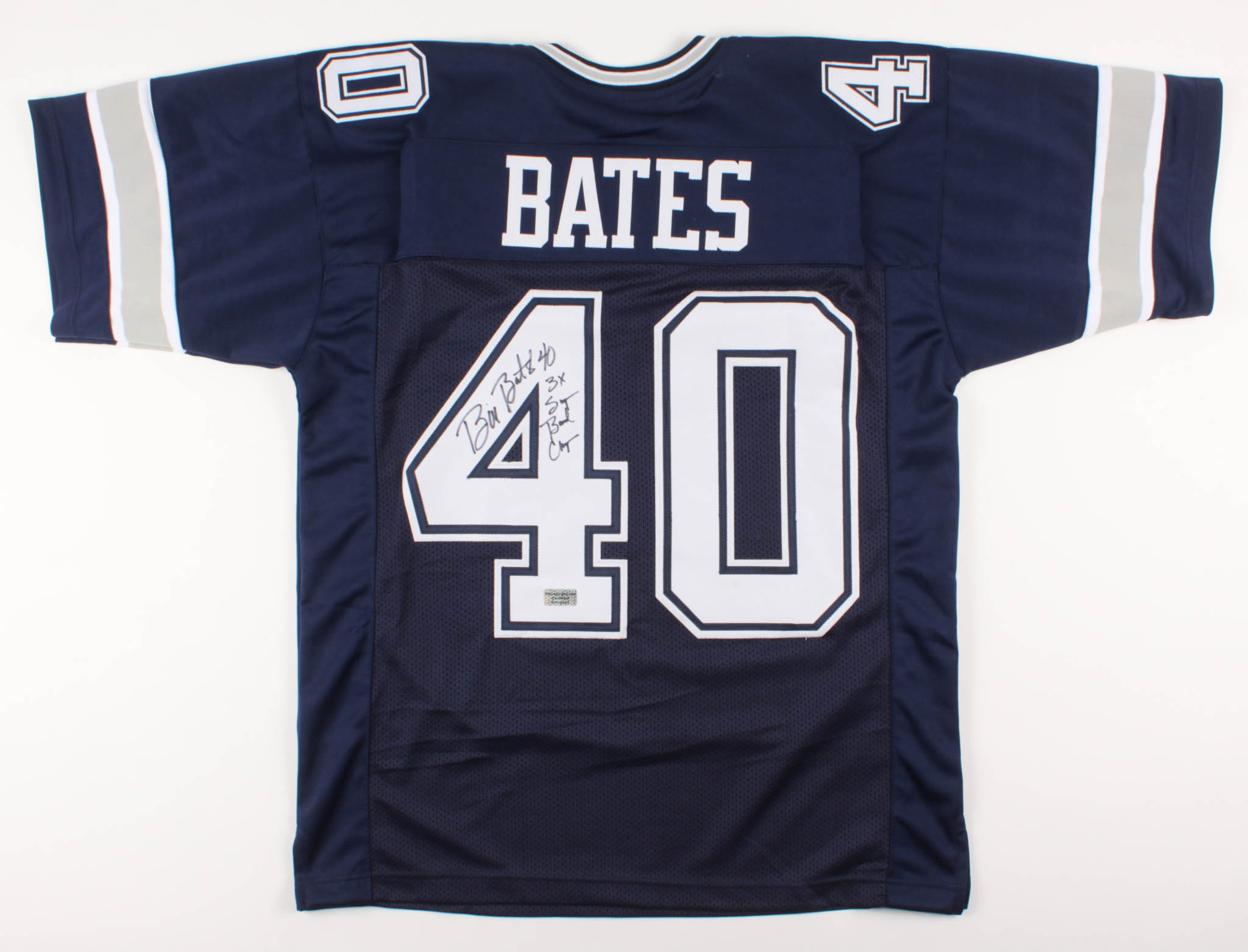 Bill Bates Signed Jersey Inscribed "3x Super Bowl Champ" (RSA COA) at PristineAuction.com Bill Bates Signed Jersey Inscribed "3x Super Bowl Champ" (RSA COA) at PristineAuction.com