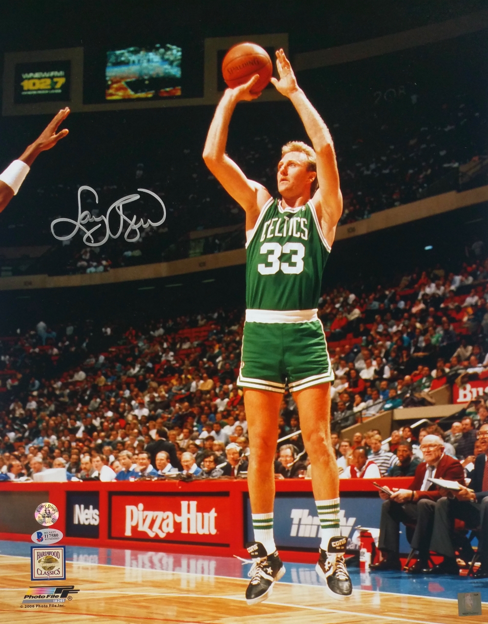 Larry Bird Signed Boston Celtics 16x20 Photo (Beckett COA & Bird Hologram) at PristineAuction.com Larry Bird Signed Boston Celtics 16x20 Photo (Beckett COA & Bird Hologram) at PristineAuction.com