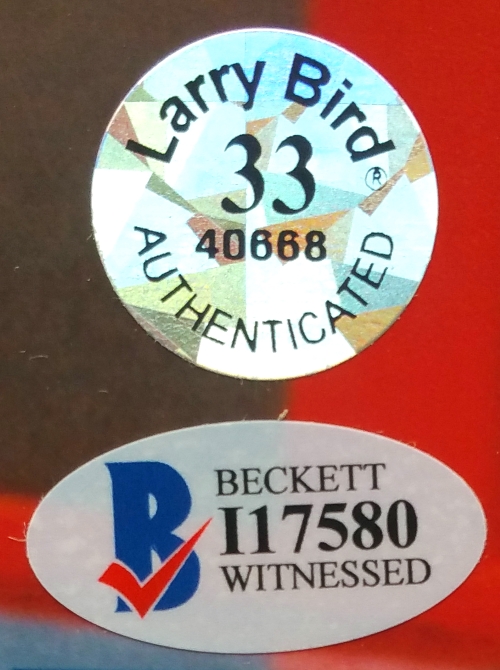 Larry Bird Signed Boston Celtics 16x20 Photo (Beckett COA & Bird Hologram) at PristineAuction.com Larry Bird Signed Boston Celtics 16x20 Photo (Beckett COA & Bird Hologram) at PristineAuction.com