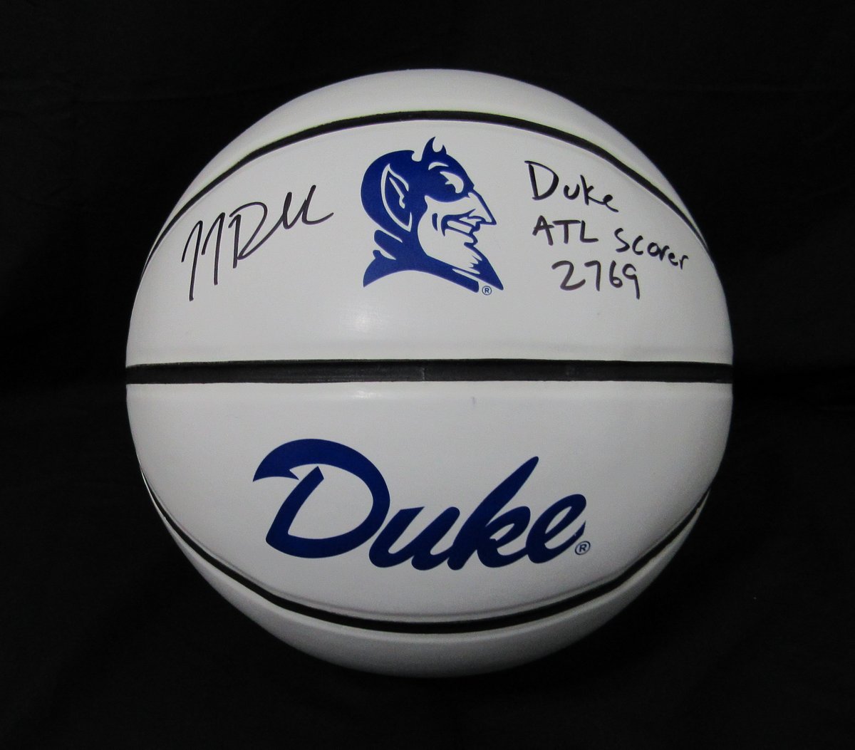 JJ Redick Signed Duke Blue Devils Logo Basketball Inscribed "Duke ATL Scorer 2769" (JSA COA) at PristineAuction.com JJ Redick Signed Duke Blue Devils Logo Basketball Inscribed "Duke ATL Scorer 2769" (JSA COA) at PristineAuction.com
