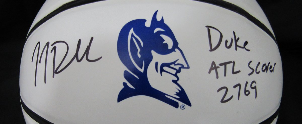 JJ Redick Signed Duke Blue Devils Logo Basketball Inscribed "Duke ATL Scorer 2769" (JSA COA) at PristineAuction.com JJ Redick Signed Duke Blue Devils Logo Basketball Inscribed "Duke ATL Scorer 2769" (JSA COA) at PristineAuction.com