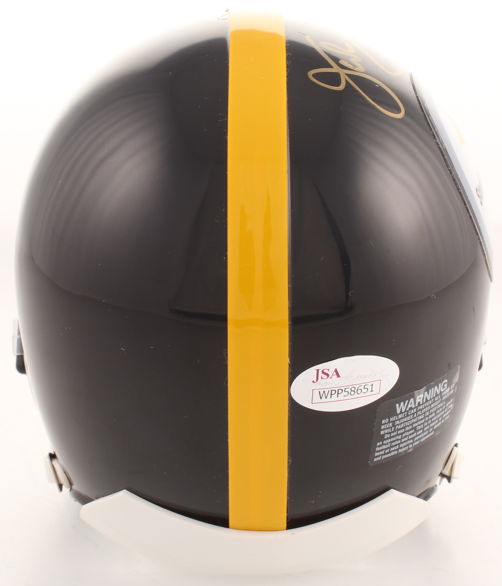 Jack Lambert Signed Pittsburgh Steelers Mini Helmet Inscribed "HOF 90" (JSA COA) at PristineAuction.com Jack Lambert Signed Pittsburgh Steelers Mini Helmet Inscribed "HOF 90" (JSA COA) at PristineAuction.com