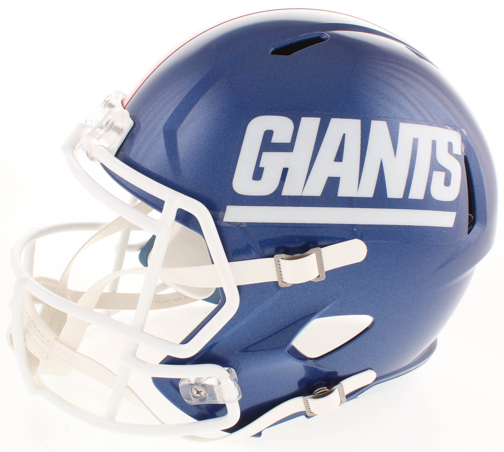 Sterling Shepard Signed New York Giants Color Rush Full-Size Speed Helmet (Fanatics Hologram) at PristineAuction.com Sterling Shepard Signed New York Giants Color Rush Full-Size Speed Helmet (Fanatics Hologram) at PristineAuction.com