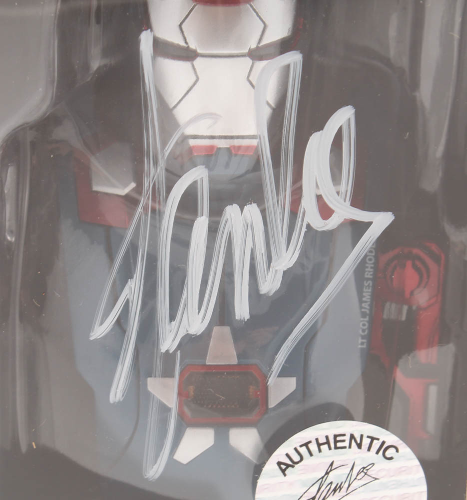 Stan Lee Signed Marvel "Iron Man 3" Iron Patriot Hot Toys 1:6 Scale Collectible Bust (Radtke COA & Lee Hologram) at PristineAuction.com Stan Lee Signed Marvel "Iron Man 3" Iron Patriot Hot Toys 1:6 Scale Collectible Bust (Radtke COA & Lee Hologram) at PristineAuction.com