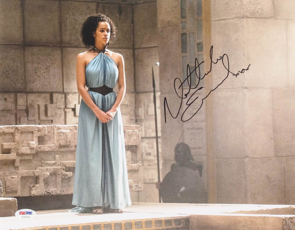 Nathalie Emmanuel Signed "Game of Thrones" 11x14 Photo Inscribed "XOX ...