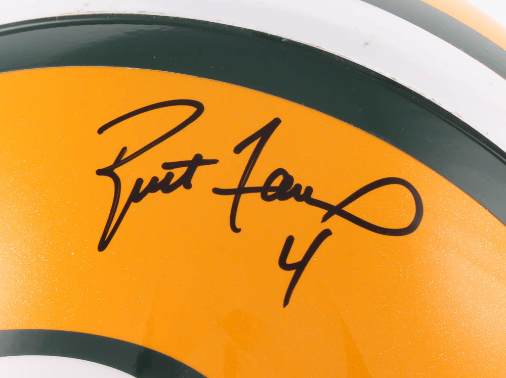 Brett Favre & LeRoy Bulter Signed Packers Full-Size Helmet (Radtke COA & Favre COA) at PristineAuction.com Brett Favre & LeRoy Bulter Signed Packers Full-Size Helmet (Radtke COA & Favre COA) at PristineAuction.com