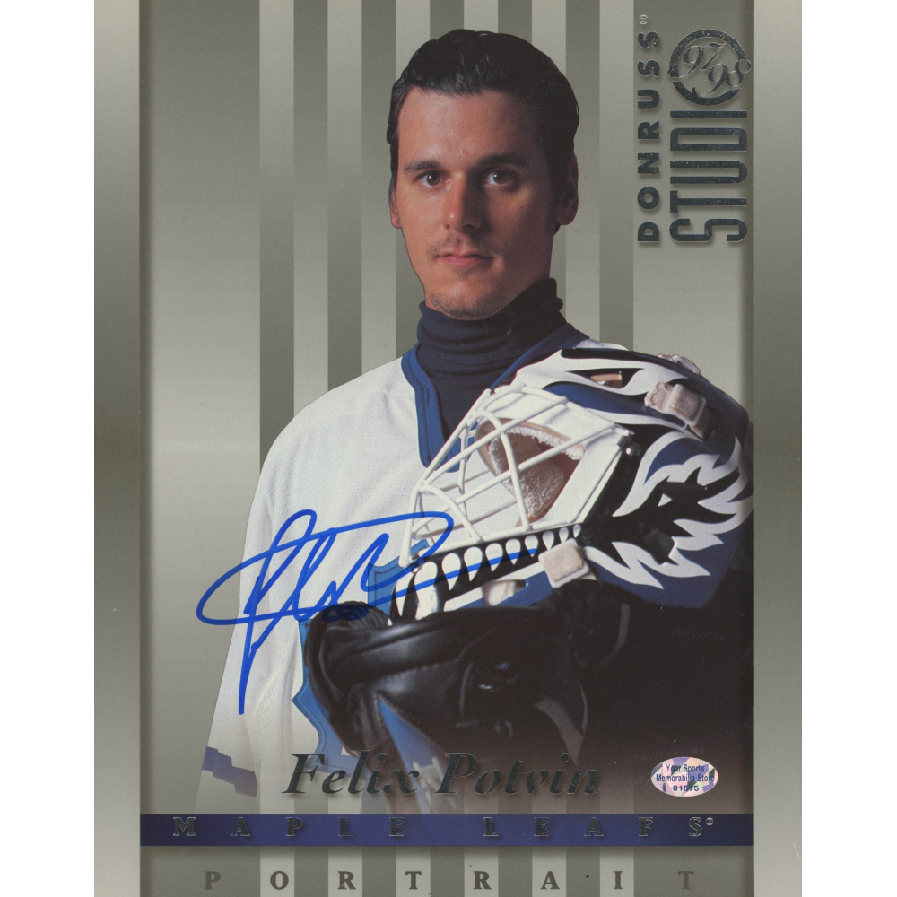 Felix Potvin Signed Toronto Maple Leafs 8x10 Photo (Your Sports