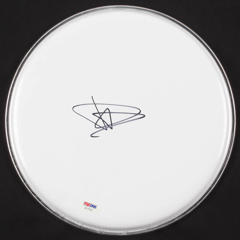 Dave Grohl Signed Drum Head (PSA COA) Pristine Auction