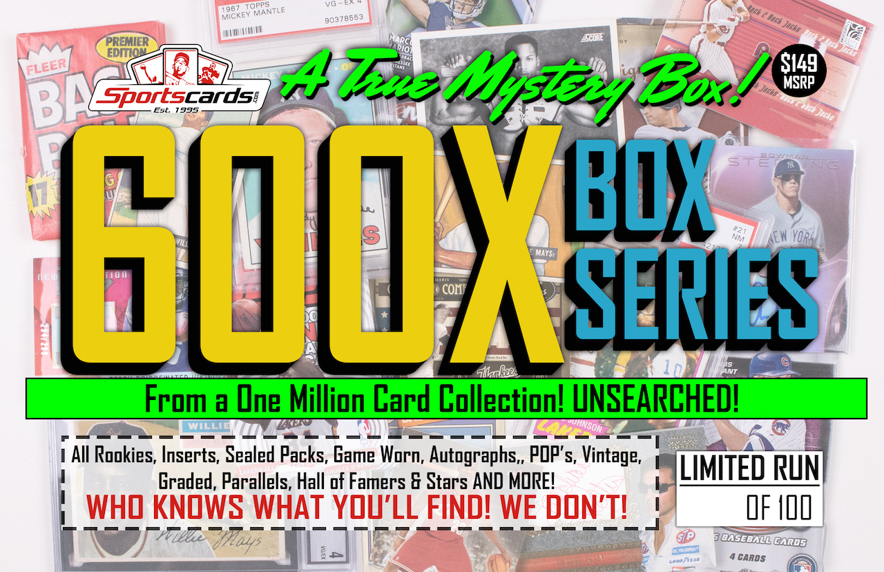 “MYSTERY 600X SERIES” A True Sports Card Mystery Box! at PristineAuction.com “MYSTERY 600X SERIES” A True Sports Card Mystery Box! at PristineAuction.com