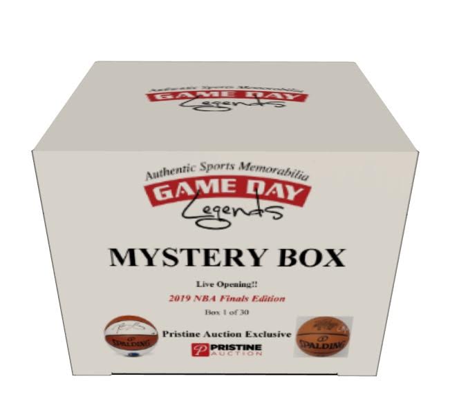 Game Day Legends Mystery Box 2019 NBA Finals Edition - Michael Jordan, Kobe Bryant, Stephen Curry (3x), Kevin Durant (3x) & More - Live Box Break #6/30 at PristineAuction.com Game Day Legends Mystery Box 2019 NBA Finals Edition - Michael Jordan, Kobe Bryant, Stephen Curry (3x), Kevin Durant (3x) & More - Live Box Break #6/30 at PristineAuction.com