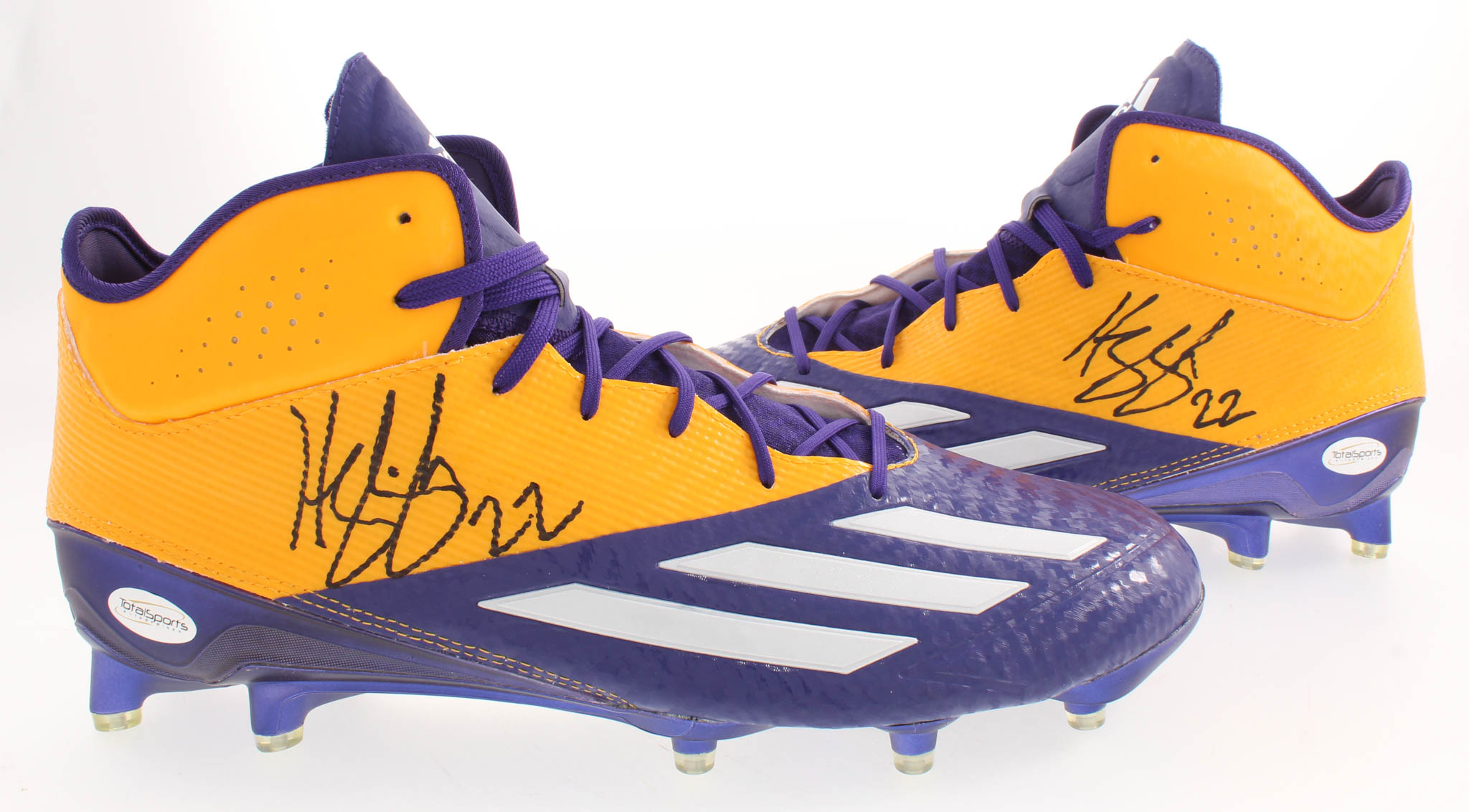 Harrison Smith Signed Pair of (2) Minnesota Vikings Adidas Football Cleats (TSE COA) at PristineAuction.com Harrison Smith Signed Pair of (2) Minnesota Vikings Adidas Football Cleats (TSE COA) at PristineAuction.com