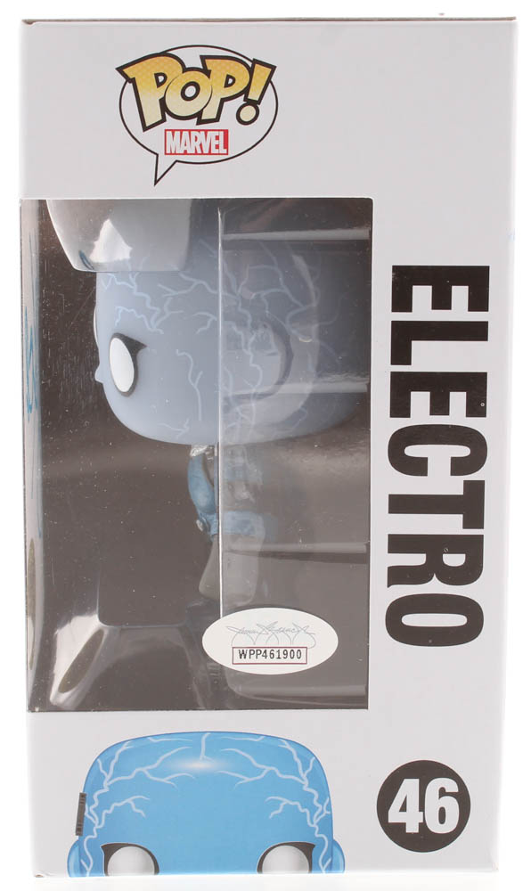 Jamie Foxx Signed "The Amazing Spider-Man 2" Electro #46 Funko Pop! Vinyl Figure (JSA COA) at PristineAuction.com Jamie Foxx Signed "The Amazing Spider-Man 2" Electro #46 Funko Pop! Vinyl Figure (JSA COA) at PristineAuction.com