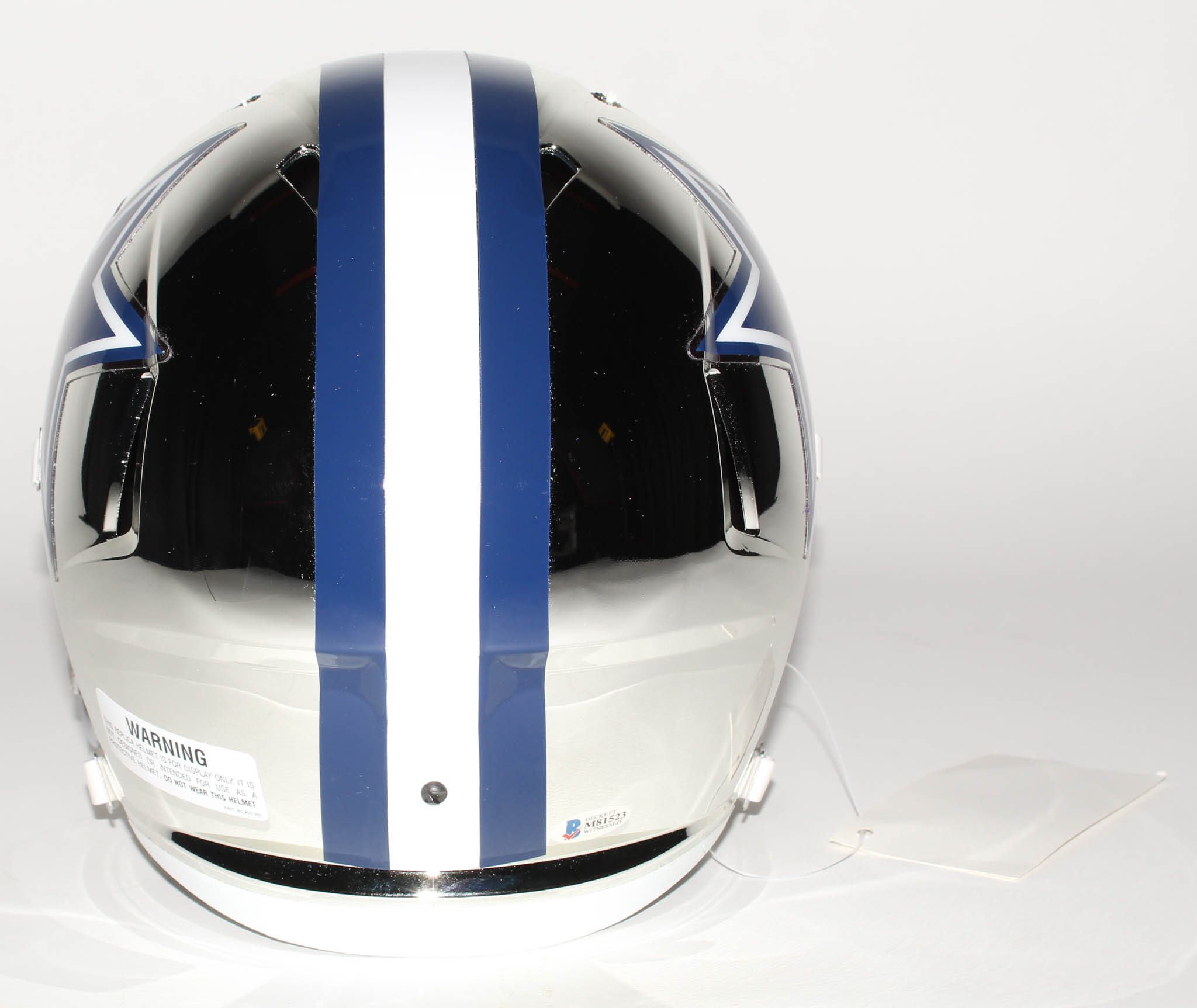 Troy Aikman Signed Cowboys Full-Size Chrome Speed Helmet (Beckett COA) at PristineAuction.com Troy Aikman Signed Cowboys Full-Size Chrome Speed Helmet (Beckett COA) at PristineAuction.com