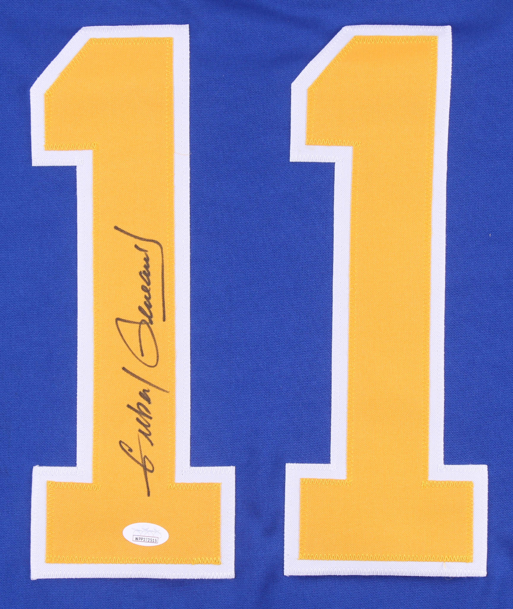 Gilbert Perreault Signed Buffalo Sabres Captain Jersey (JSA COA) at PristineAuction.com Gilbert Perreault Signed Buffalo Sabres Captain Jersey (JSA COA) at PristineAuction.com