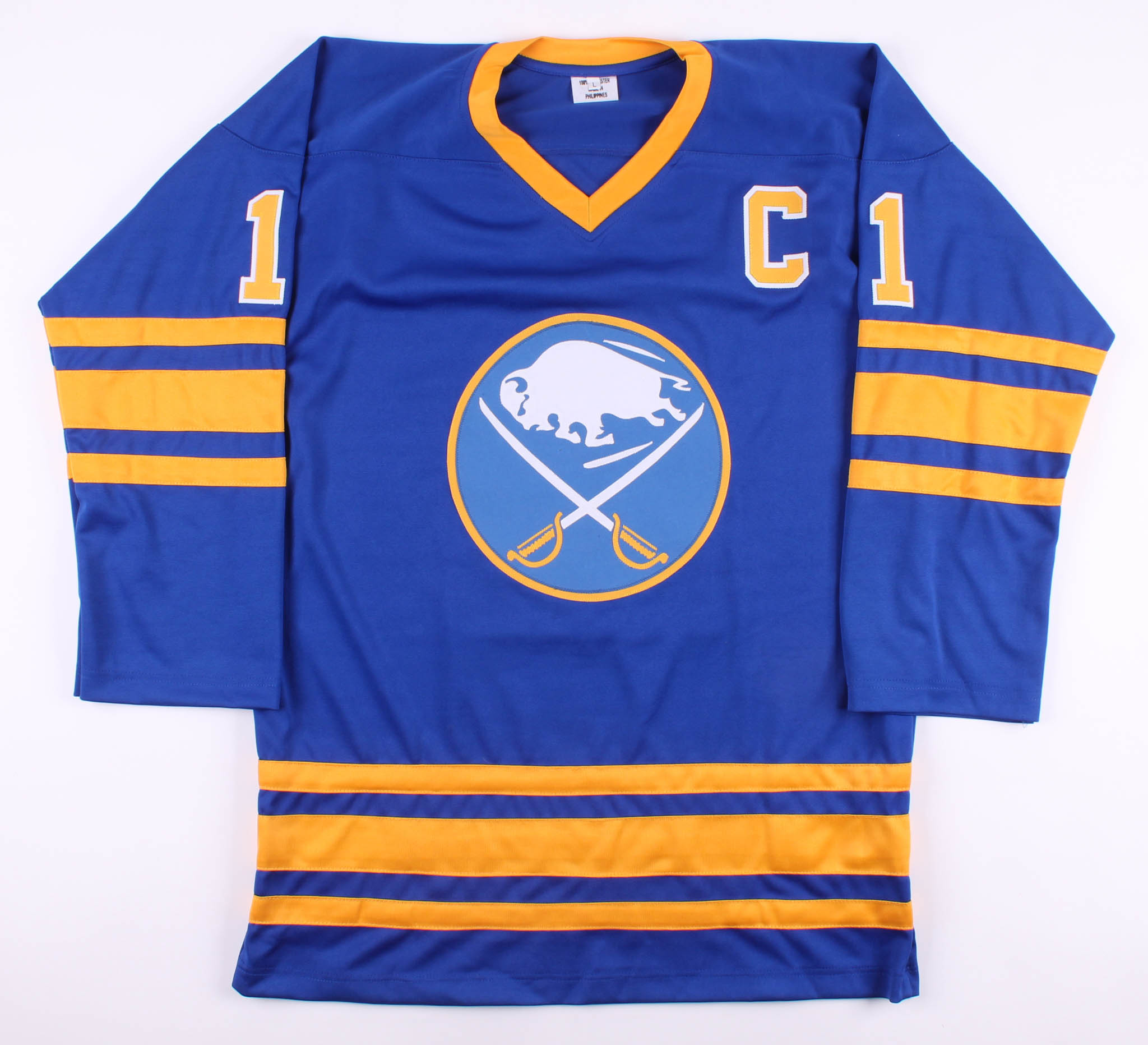 Gilbert Perreault Signed Buffalo Sabres Captain Jersey (JSA COA) at PristineAuction.com Gilbert Perreault Signed Buffalo Sabres Captain Jersey (JSA COA) at PristineAuction.com