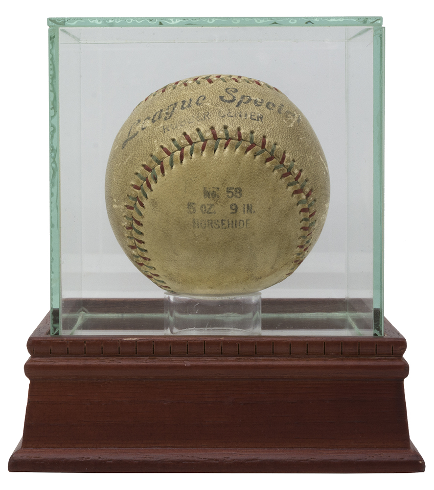 Babe Ruth Signed Baseball with High-Quality Display Case (JSA LOA ...