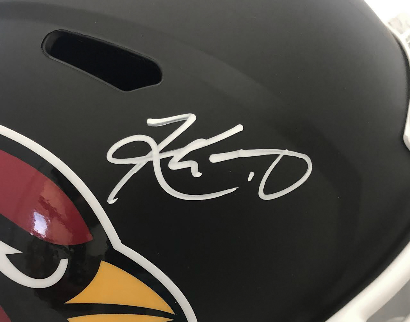 Kyler Murray Signed Arizona Cardinals Full-Size Matte Black Speed Helmet (Beckett COA) at PristineAuction.com Kyler Murray Signed Arizona Cardinals Full-Size Matte Black Speed Helmet (Beckett COA) at PristineAuction.com