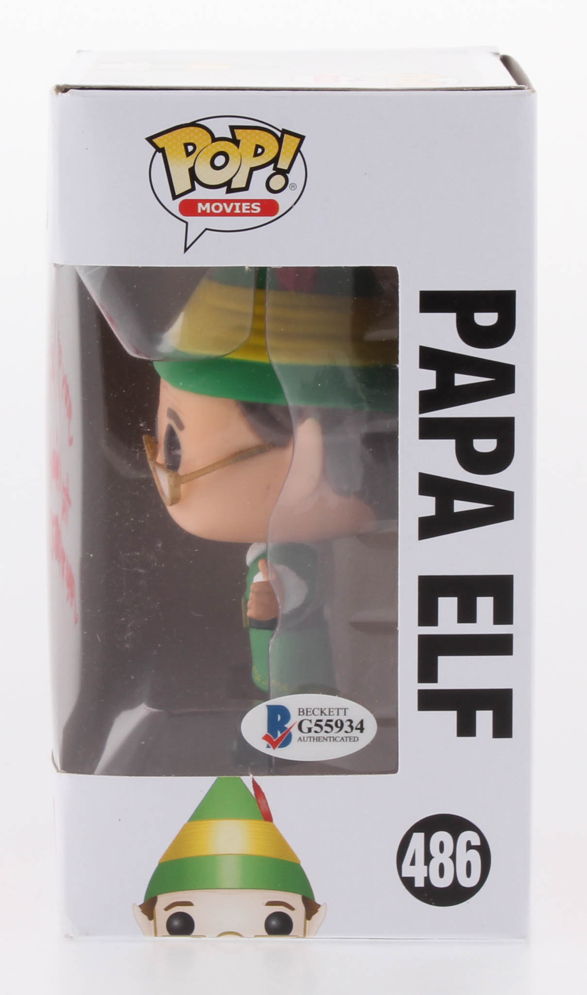 Bob Newhart Signed "Elf" Papa Elf #486 Funko Pop! Vinyl Figure Inscribed "All the Best" & "Papa Elf" (Beckett COA) at PristineAuction.com Bob Newhart Signed "Elf" Papa Elf #486 Funko Pop! Vinyl Figure Inscribed "All the Best" & "Papa Elf" (Beckett COA) at PristineAuction.com
