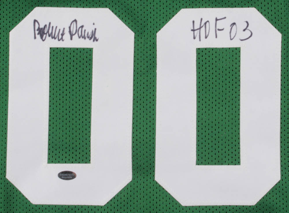 Robert Parish Signed Boston Celtics Jersey Inscribed "HOF 03" (Schwartz Sports COA) at PristineAuction.com Robert Parish Signed Boston Celtics Jersey Inscribed "HOF 03" (Schwartz Sports COA) at PristineAuction.com
