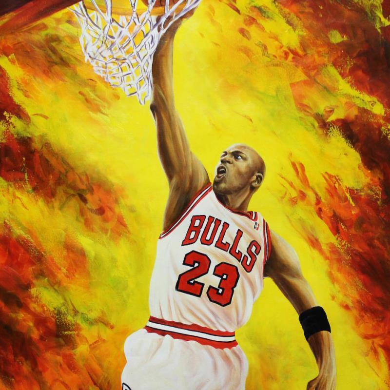 Turchinsky Dimitry Signed "Easy Dunk" 30x24 Original Oil on Canvas at PristineAuction.com Turchinsky Dimitry Signed "Easy Dunk" 30x24 Original Oil on Canvas at PristineAuction.com