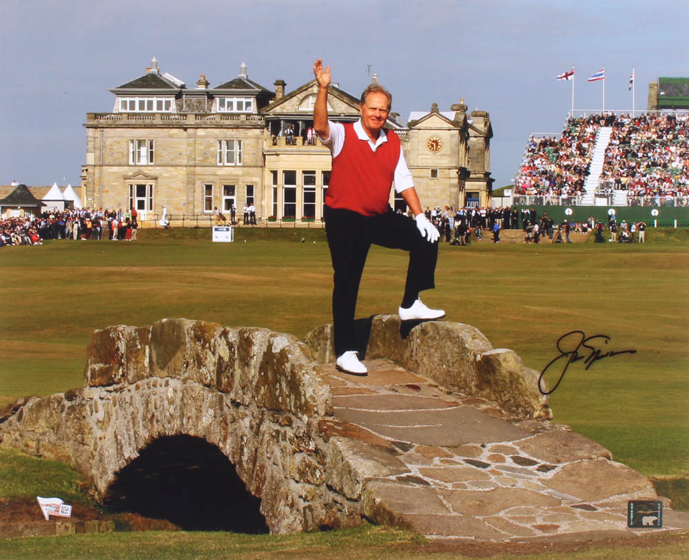 Jack Nicklaus Signed 16x20 Photo (Fanatics Hologram & Nicklaus Hologram) at PristineAuction.com Jack Nicklaus Signed 16x20 Photo (Fanatics Hologram & Nicklaus Hologram) at PristineAuction.com