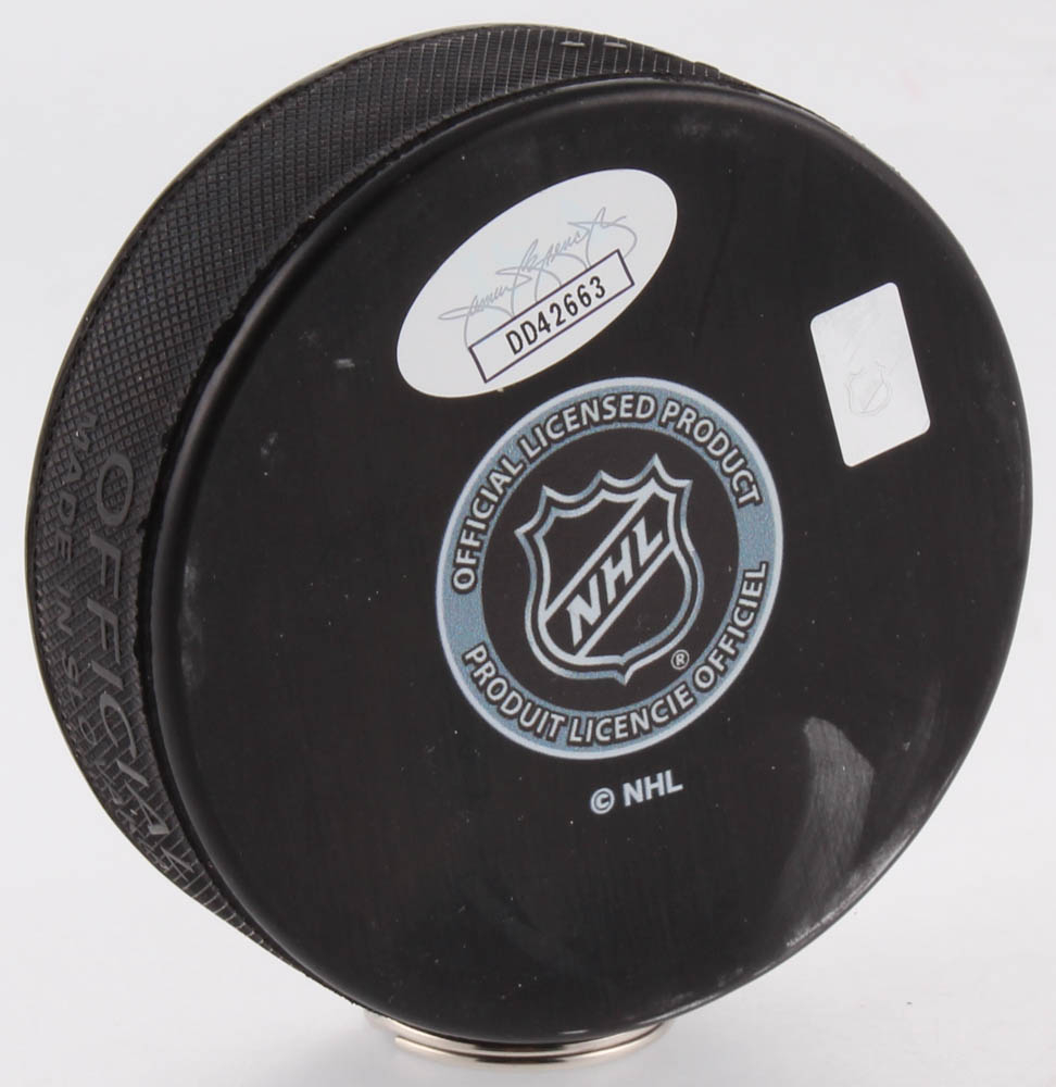 brayden point signed puck