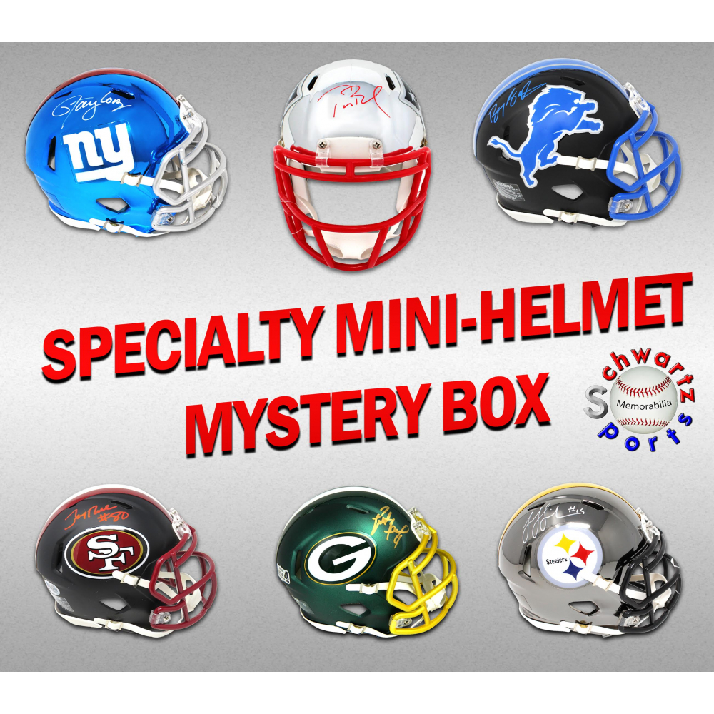 Football Superstar Signed Specialty Mini Helmet Mystery Box Series 2 (Limited to 100) (ALL