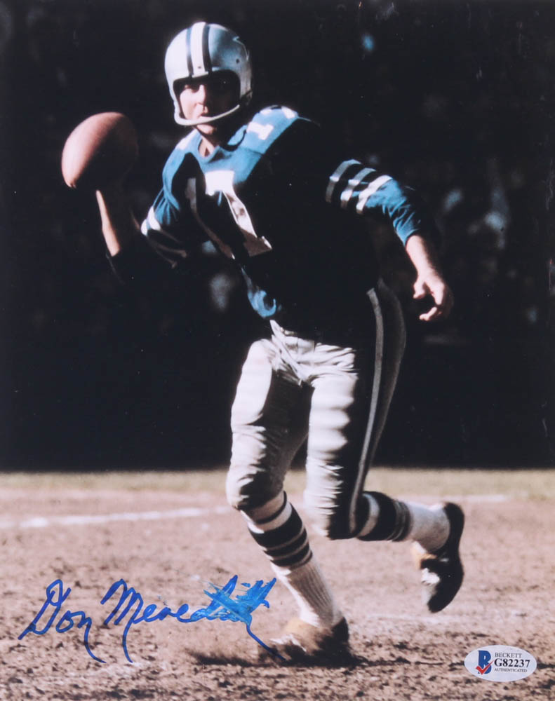 Don Meredith Signed Dallas Cowboys 8x10 Photo (Beckett COA) at PristineAuction.com Don Meredith Signed Dallas Cowboys 8x10 Photo (Beckett COA) at PristineAuction.com
