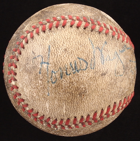 Honus Wagner Signed Baseball Signed by (4) with Al Lopez, Honus Wagner, Maurice Van Robays & Rosey Rowswell (JSA LOA) at PristineAuction.com Honus Wagner Signed Baseball Signed by (4) with Al Lopez, Honus Wagner, Maurice Van Robays & Rosey Rowswell (JSA LOA) at PristineAuction.com