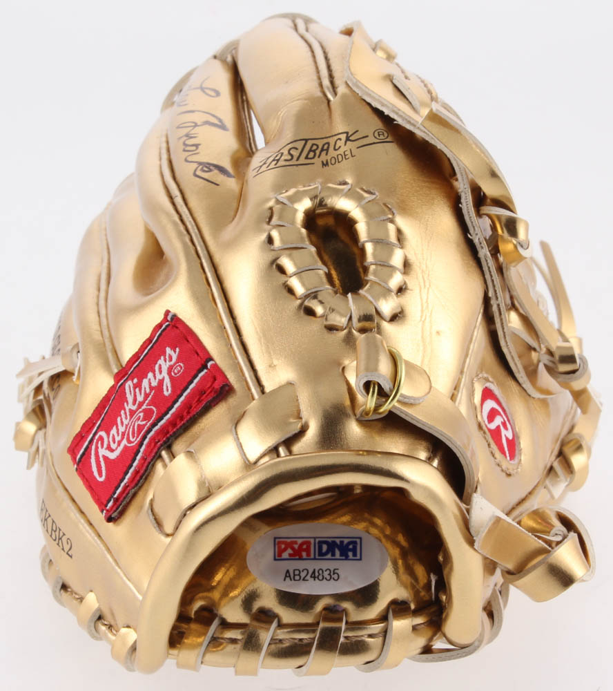 Lou Brock Signed Mini Gold Baseball Glove (PSA COA) at PristineAuction.com Lou Brock Signed Mini Gold Baseball Glove (PSA COA) at PristineAuction.com