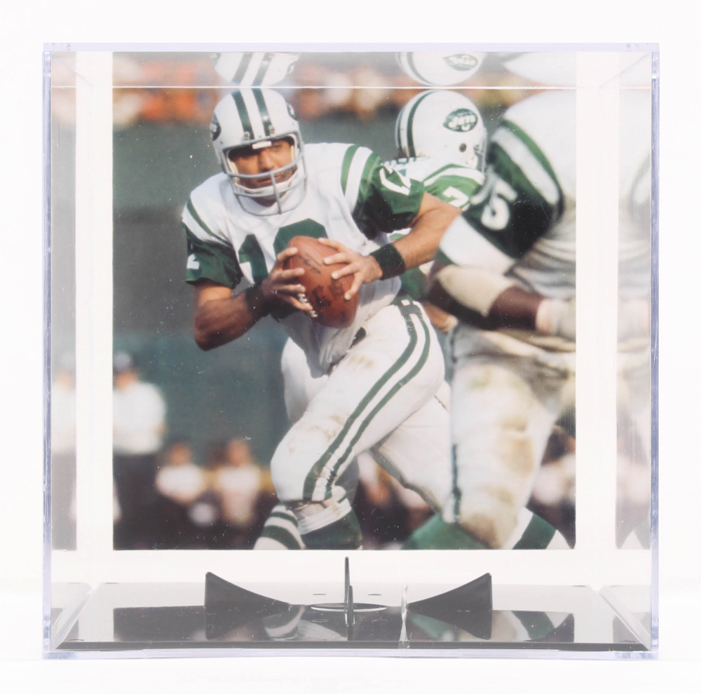 Joe Namath Signed NFL Football With Display Case (Steiner Hologram