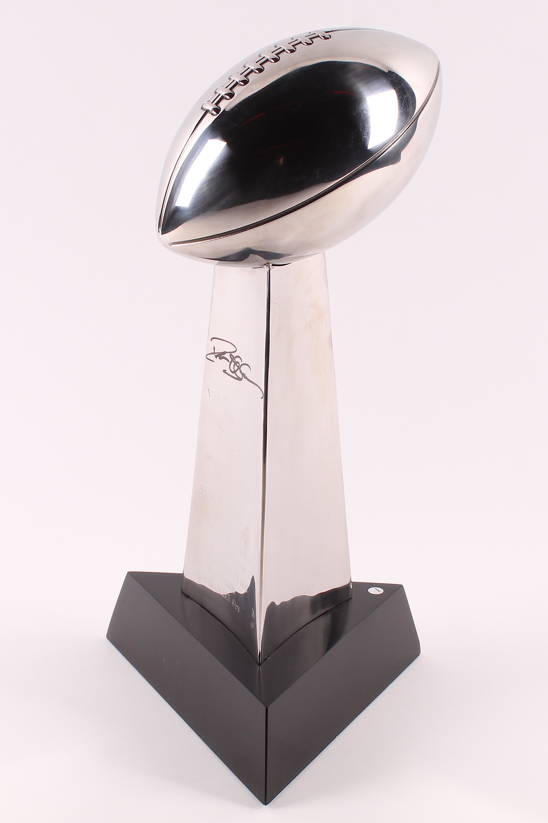 Deion Sanders Signed High End Replica Full-Size Super Bowl XXIX Lombardi Trophy (Steiner COA) at PristineAuction.com Deion Sanders Signed High End Replica Full-Size Super Bowl XXIX Lombardi Trophy (Steiner COA) at PristineAuction.com
