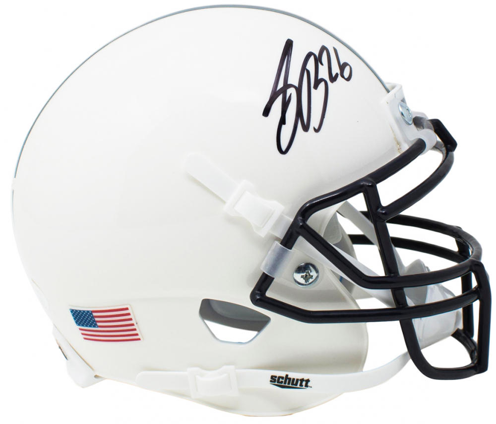 saquon barkley signed penn state helmet