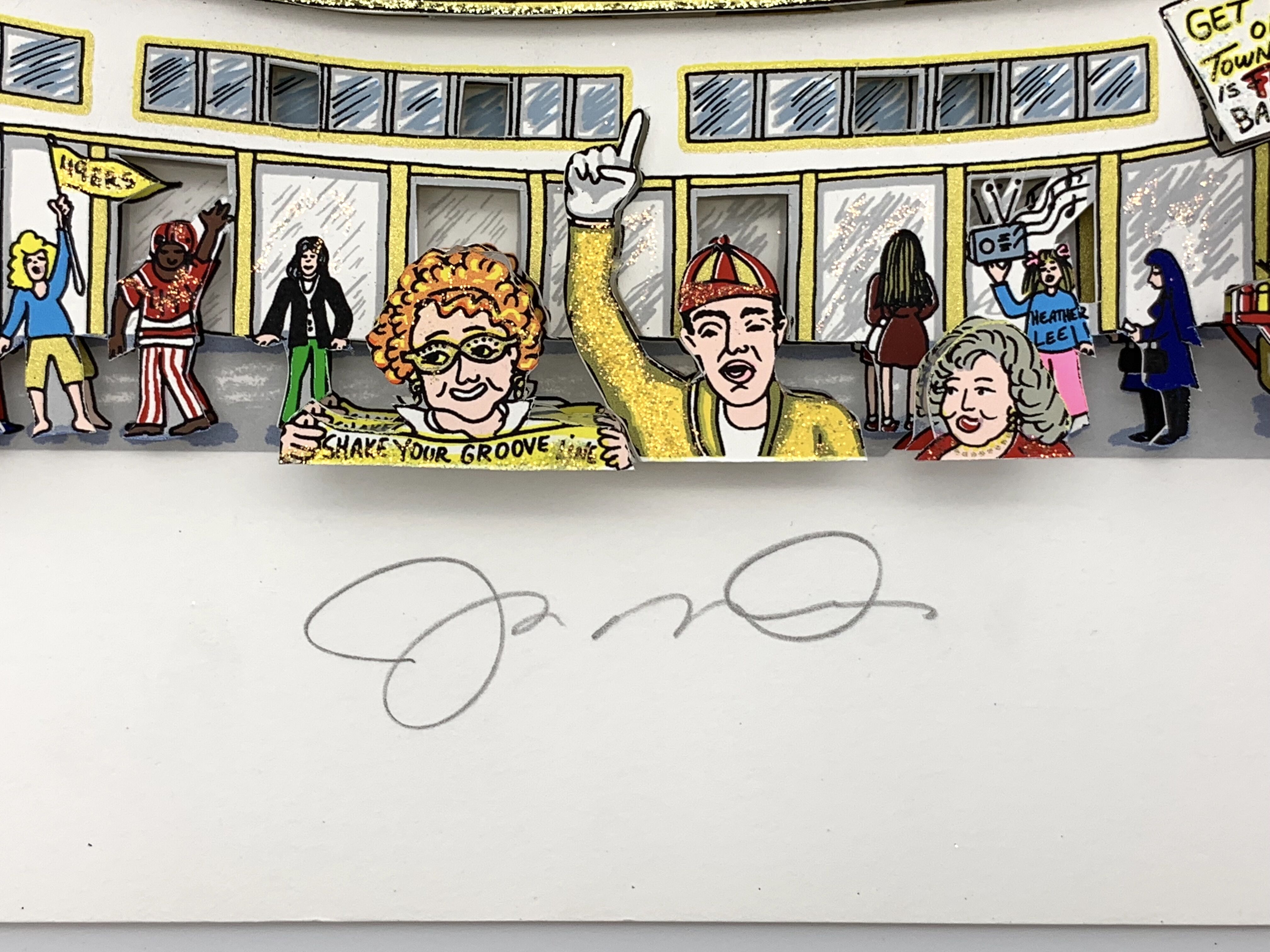 Joe Montana Signed Charles Fazzino LE San Francisco 49ers 18.5x21.5 3D Pop Art Print (JSA LOA) at PristineAuction.com Joe Montana Signed Charles Fazzino LE San Francisco 49ers 18.5x21.5 3D Pop Art Print (JSA LOA) at PristineAuction.com