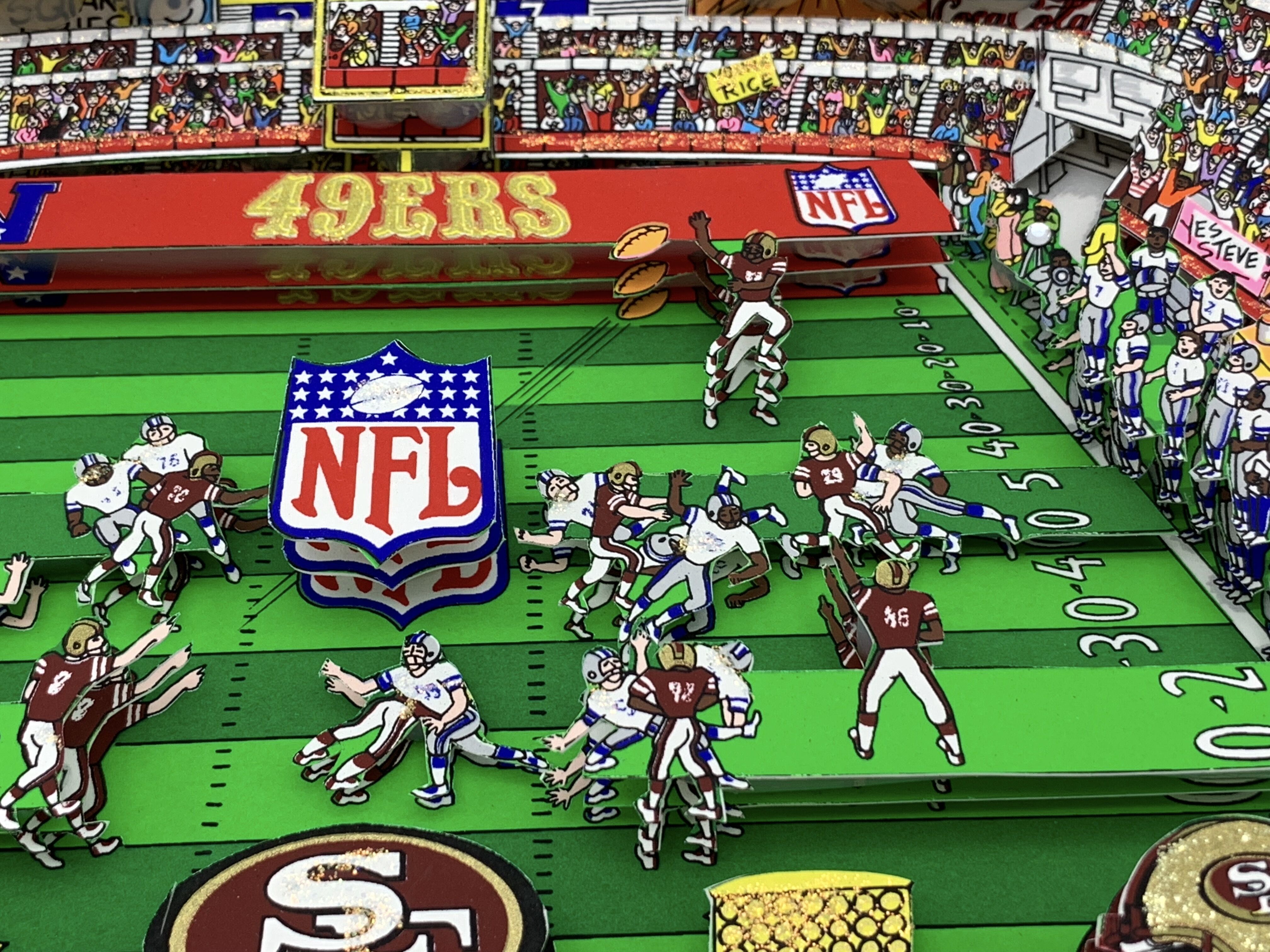 Joe Montana Signed Charles Fazzino LE San Francisco 49ers 18.5x21.5 3D Pop Art Print (JSA LOA) at PristineAuction.com Joe Montana Signed Charles Fazzino LE San Francisco 49ers 18.5x21.5 3D Pop Art Print (JSA LOA) at PristineAuction.com