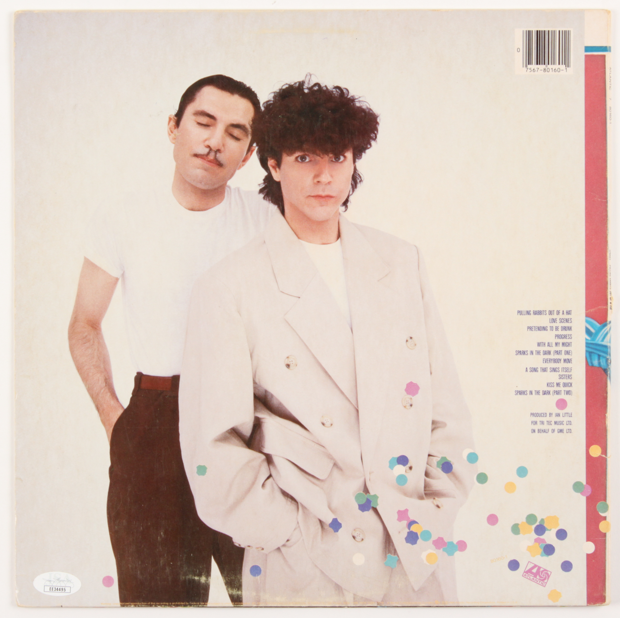 Ron Mael & Russell Mael Signed "Pulling Rabbits Out Of A Hat" Vinyl Record Album Cover (JSA COA) at PristineAuction.com Ron Mael & Russell Mael Signed "Pulling Rabbits Out Of A Hat" Vinyl Record Album Cover (JSA COA) at PristineAuction.com