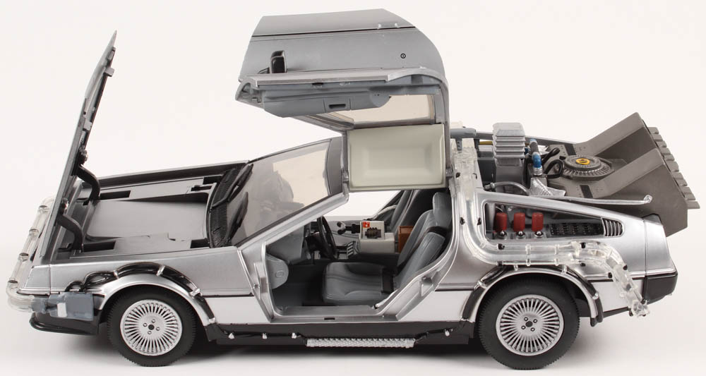 Christopher Lloyd Signed "Back To The Future" Delorean Time Machine Car Inscribed "Doc" (JSA COA) at PristineAuction.com Christopher Lloyd Signed "Back To The Future" Delorean Time Machine Car Inscribed "Doc" (JSA COA) at PristineAuction.com