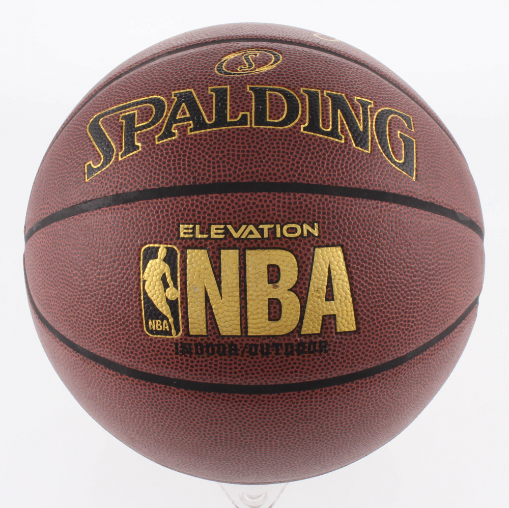 larry bird and magic johnson signed basketball